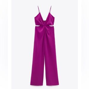 Zara cut out long jumpsuit